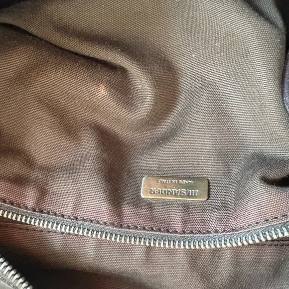 STUNNING Jil Sander chocolate leather shoulder bag - Picture 5 of 10